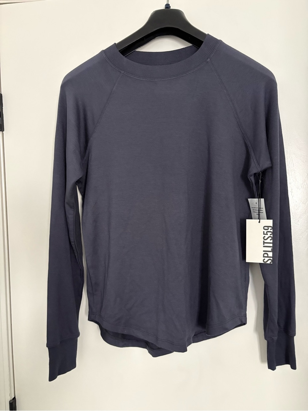 Splits59 Long Sleeve Crewneck Top - Slate Blue